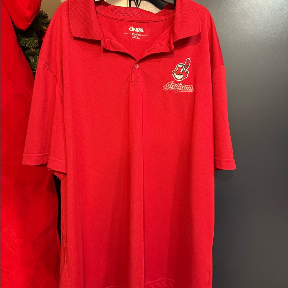 Cleveland Indians Red Polo Shirt